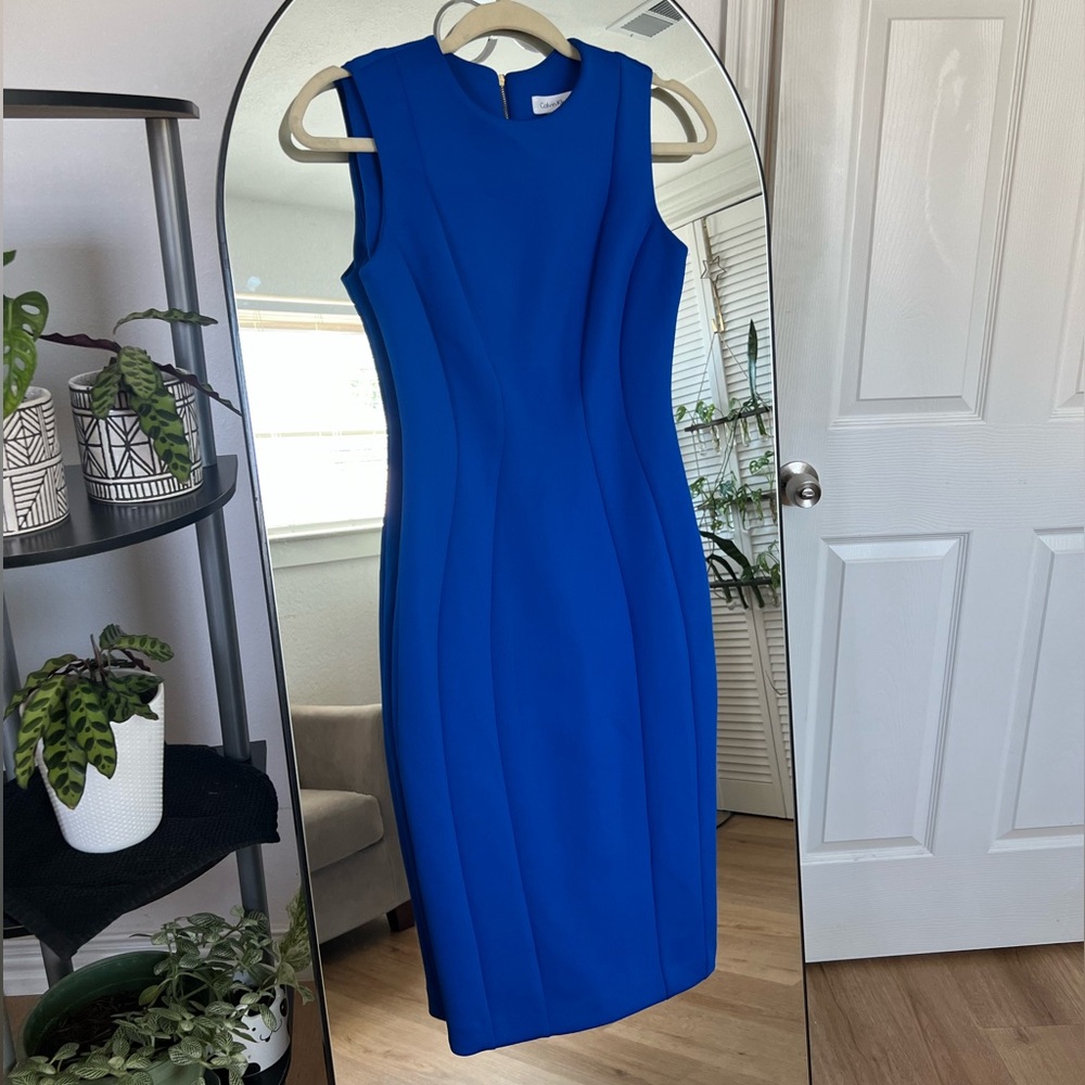 Calvin Klein Blue Size 2 Dress